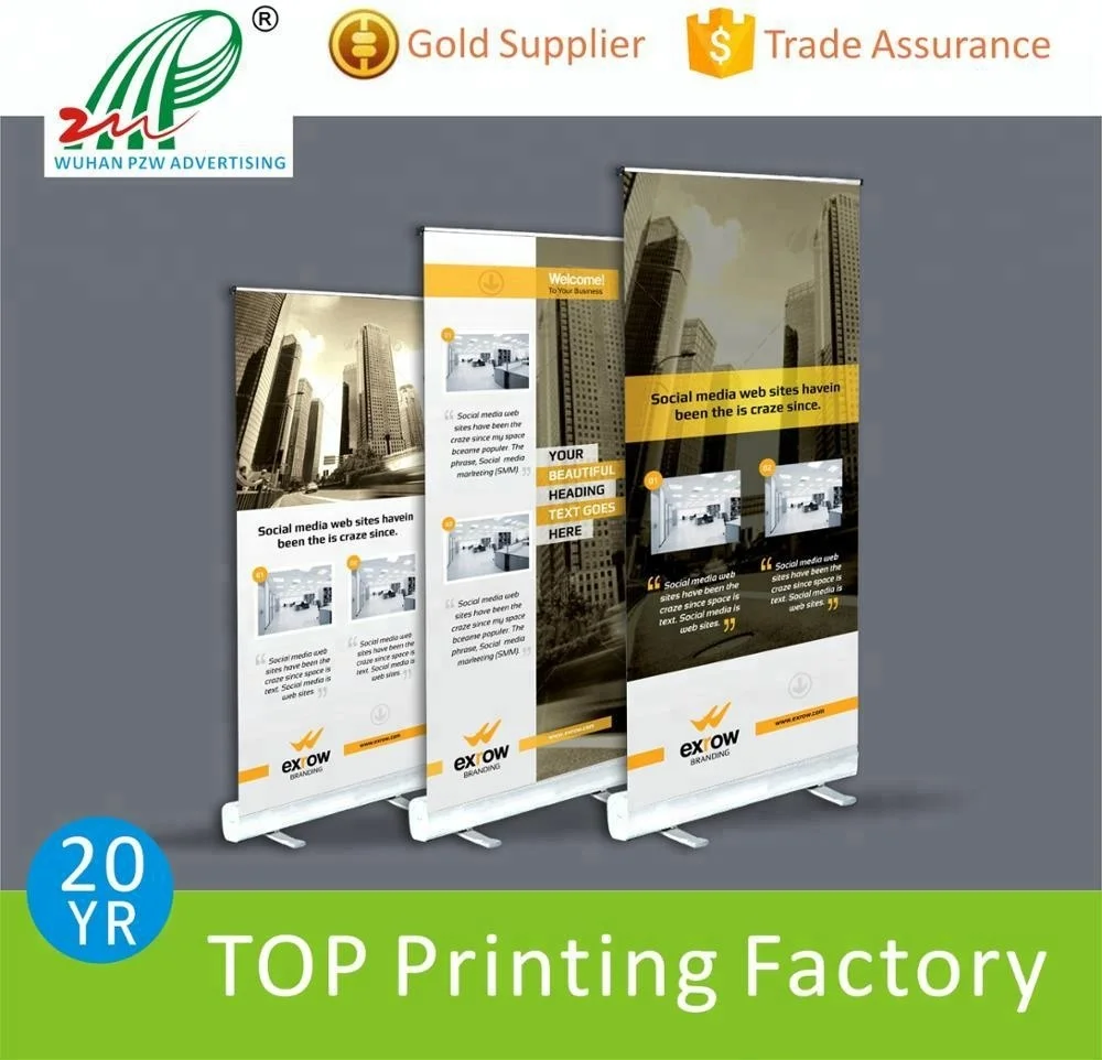 Betere Portable Retractable Roll Up Banner Design Stand Pull Up Banner TR-49