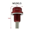 M12 x 1.5 Aluminum Alloy Magnetic Engine Oil Pan Drain Bolt Screw for Car UK