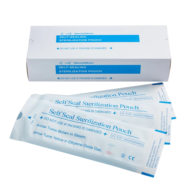 Hot Sales Nail Tools Use 90*190mm Sterilization Bag Sterilization Pouch