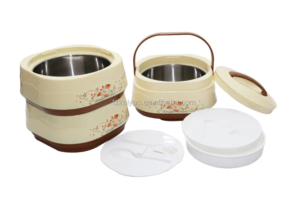 Hot Selling Square Multilayer Food Serving Container Big Capacity Food