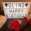 Customized Cinema Light Box Battery/usd Operated A4 Letter Light Box