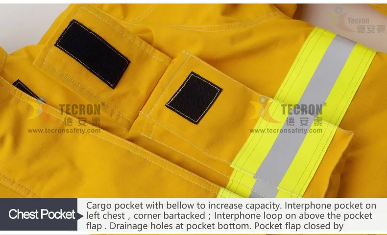 UL certified NFPA1971 Nomex Turnout Gear fire fighter suit