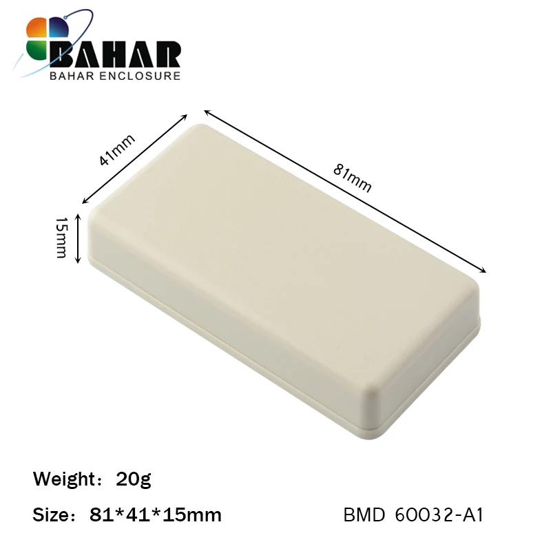 Small desktop BMD 60032 plastic enclosure box for USB cable box
