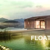 Floating home on water China bespoke flat pack eco luxury homes