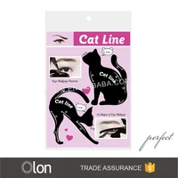 

New 10 IN 1 Pattern Quick Makeup Eyeliner stencils