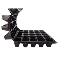 

50 72 98 105 128 200 288 Cells PS Plastic Seed Starting Grow Germination Tray for Greenhouse Vegetables Nursery