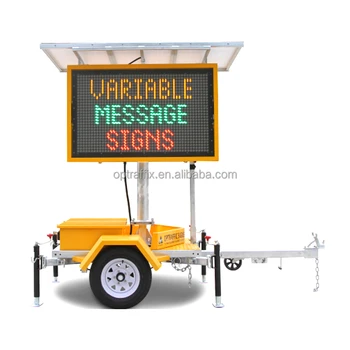 Solar Powered Led Message Display Board With A Size Amber Color 1560 ...