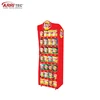 POP Floor Wire Potato Snacks Display Stand For Sale
