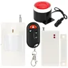 Super Loud 110DB Wireless Alarm System PIR Sensor Tiny Home Security Burglar Alarm System Easy Remote Control Operation