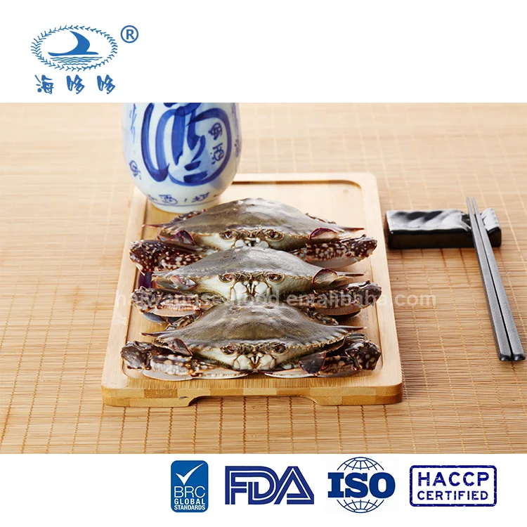 Frozen Raw All Size Half Cut Blue Swimming Crabs Buy Raw Swimming