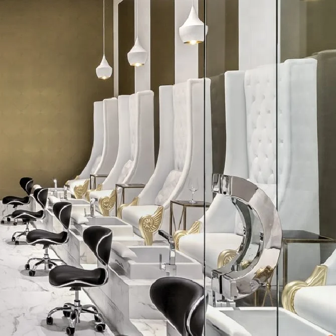 2018 Wholesale Cheap Luxury Used Manicure Pedicure Chair Foot Spa