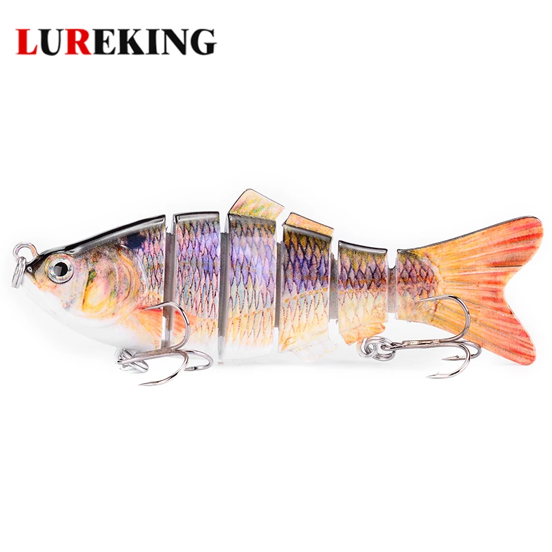 

Six-Section Jointed Attractive Hard Plastic Fishing Lure Baits, Flexible Six Segment Fishing Lures