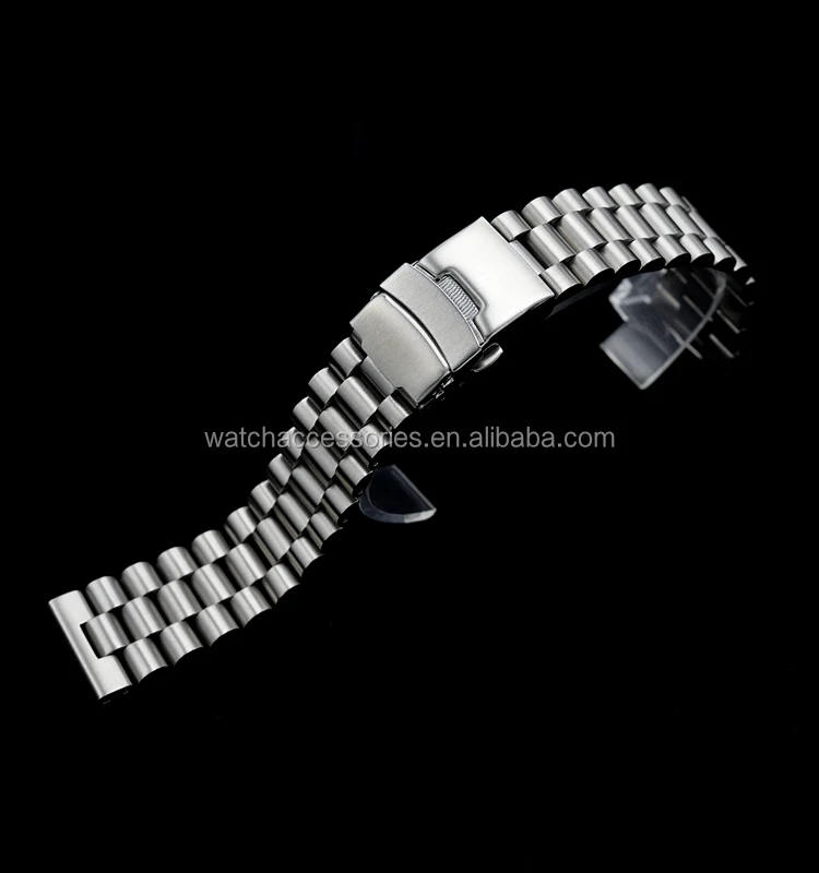 

Ready to ship solid stainless steel watch strap flat end fit for skx diver watch