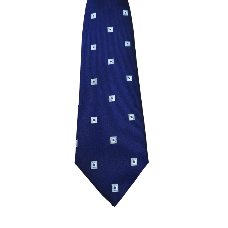 
Customize High Quality School Logo Tie Uniform Logo Neck Ties 