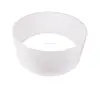 Milk White Acrylic Snare Drum Shell 14"x6" 8 mm shell with bearing edges