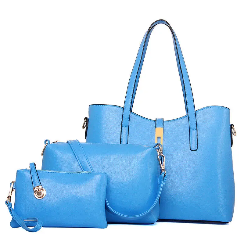 3 In 1 Handbags Set Women Bag Fashion Casual Packages Luxury Handbag ...