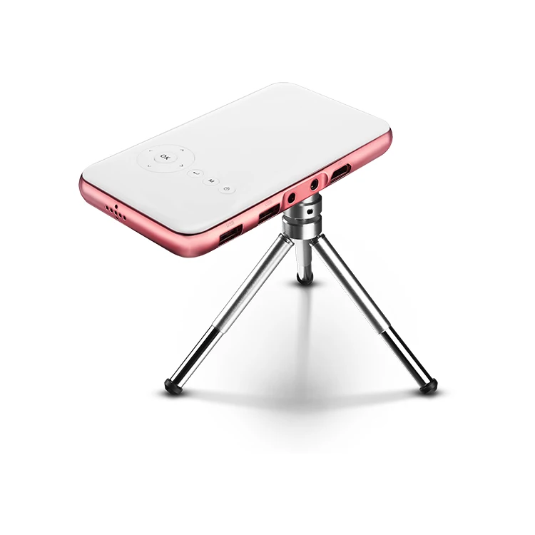 

Factory supply pink dlp mini smart projector with high quality, Red