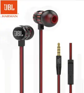 JBL T190A Earphone 3.5mm Earphones Wired Stereo Headset Handfree Line Control with Microphone for ouvido fone jbl