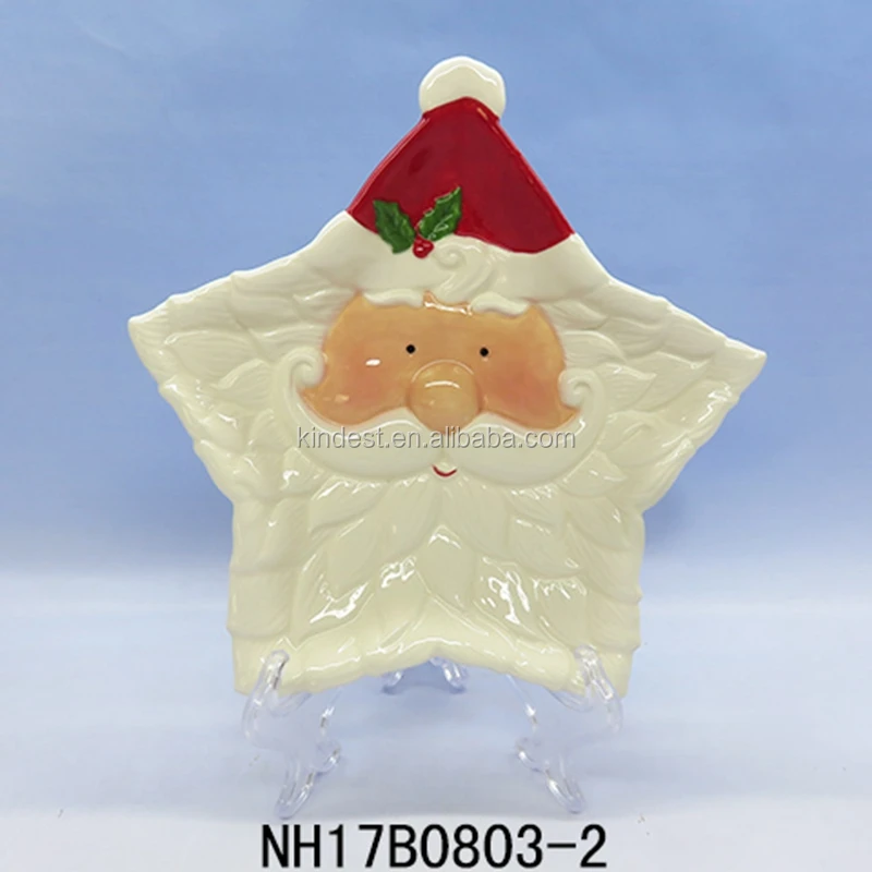 Christmas Candy Dish,Customized Ceramic Christmas Candy Cookie Dish