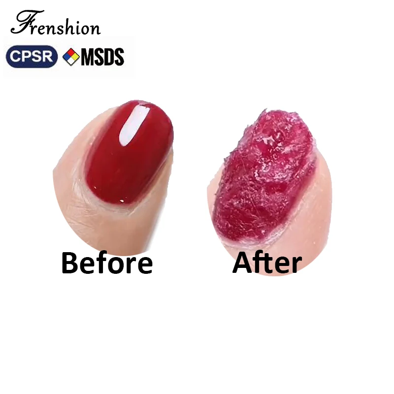 

Bulk Wholesale OEM Thick Fast Peel Off Nail Polish Crack Remove Magic Gel Remover