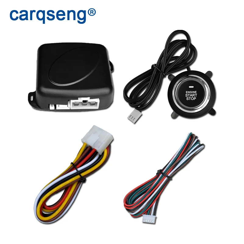 Universal Cars Alarms Push Button Engine Start Stop Keyless Entry