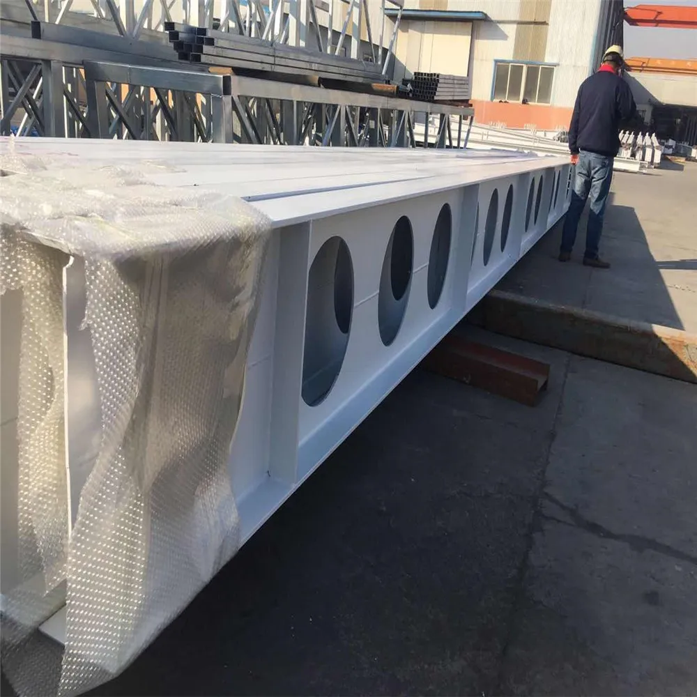 中国蜂窝梁钢结构仓库工业分sheds