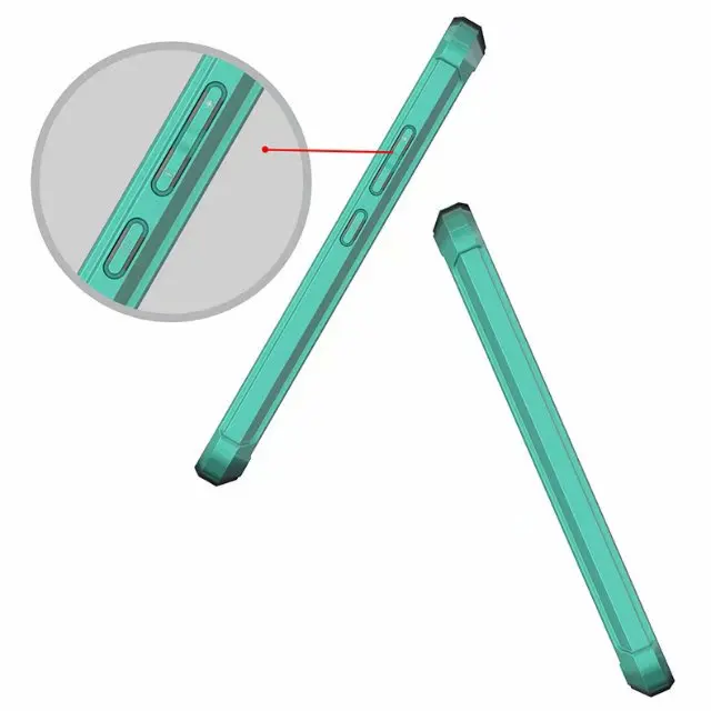 Transparent shockproof hybrid knight case cover armor Slim Armor TPU+PC phone case for Motorola Moto E4