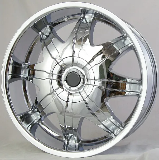 chrome car alloy wheels for suv car, 6x139.7 deep dish wheel rims