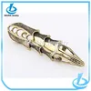 Wholesale pen shape charm gold long ring made in China