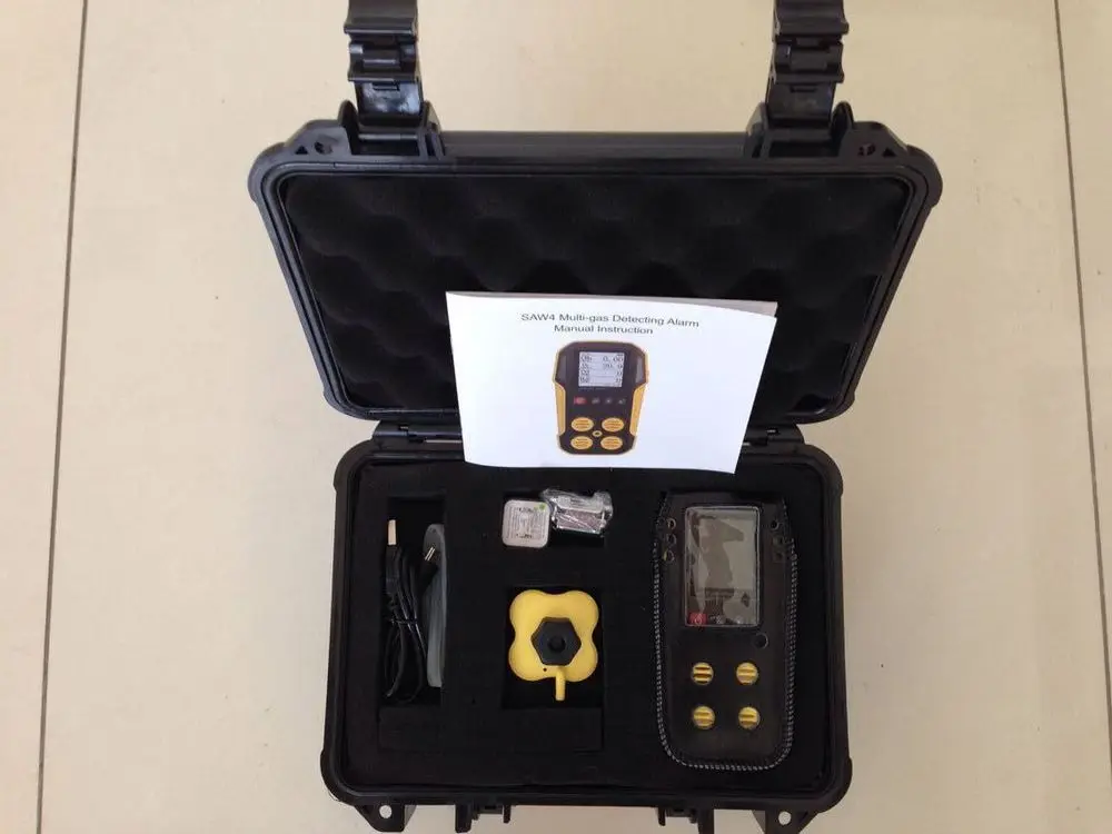 Battery Operated,Portable Multi Gas Detector For 2 ~4 ...