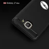For Samsung Galaxy J7 Max Back Cover Soft Case Perfect Fit Real Phone/ Brushed Carbon Fiber Slim TPU Case for Samsung J7 Max