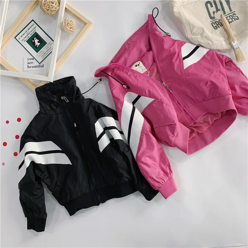 

Wholesale 2019 New Boy Girl Short Coat Bat Sleeve Jacket Free Shipping