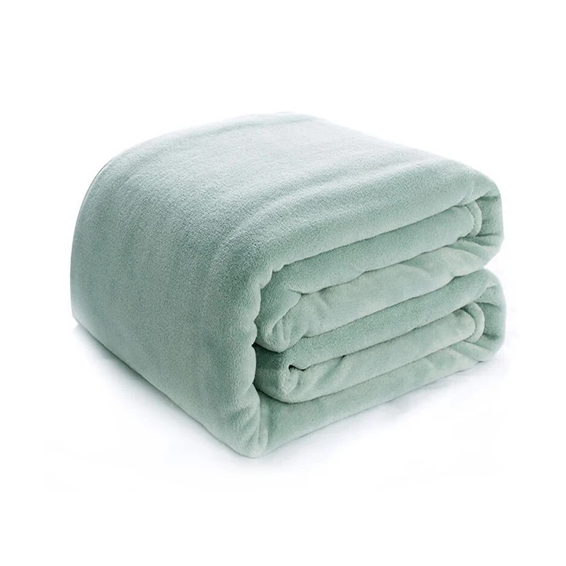 

2019 fashion design knitted blanket luxury flannel fleece blankets 100% polyester fabric, Custom color