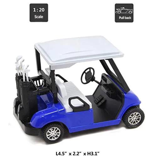 6 Pack Diecast Metal Golf Cart Model Toy 120 Scale Vehicle Buy Golf