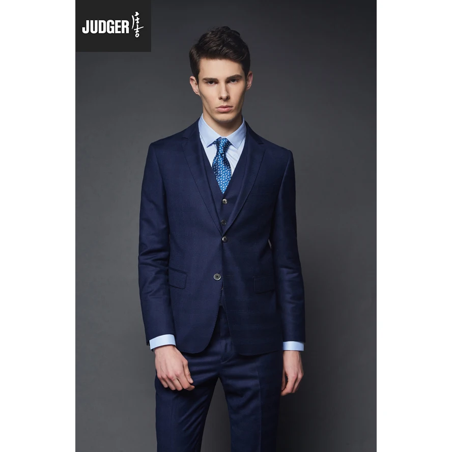 

high quality custom tailor made 100% wool fabric mens suit with classic blue color, Any