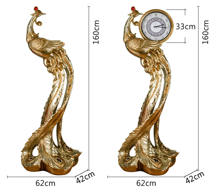 Luxury Home Decor Large Resin Peacock Sculpture Buy Large Peacock