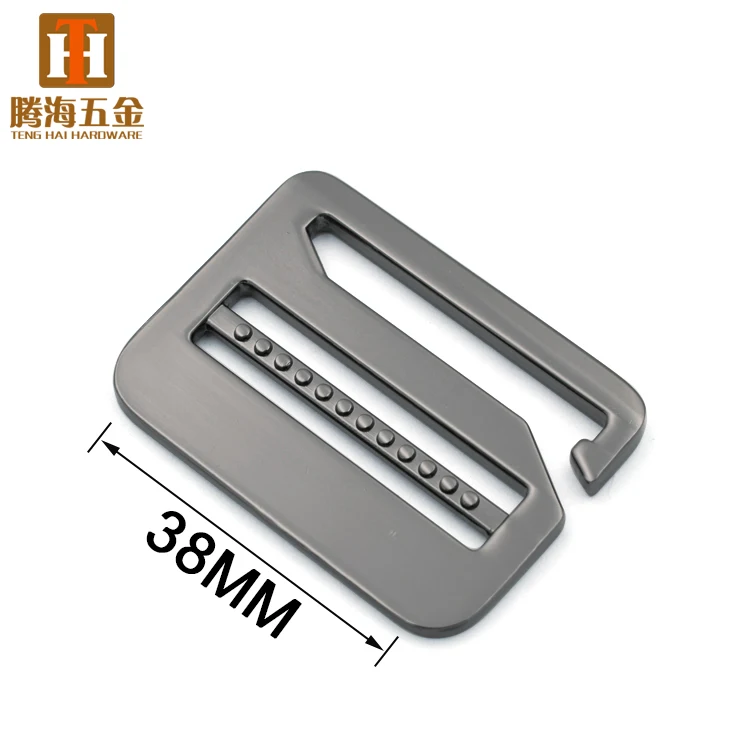 

38 mm metal G hook adjustable slide buckles, Customized