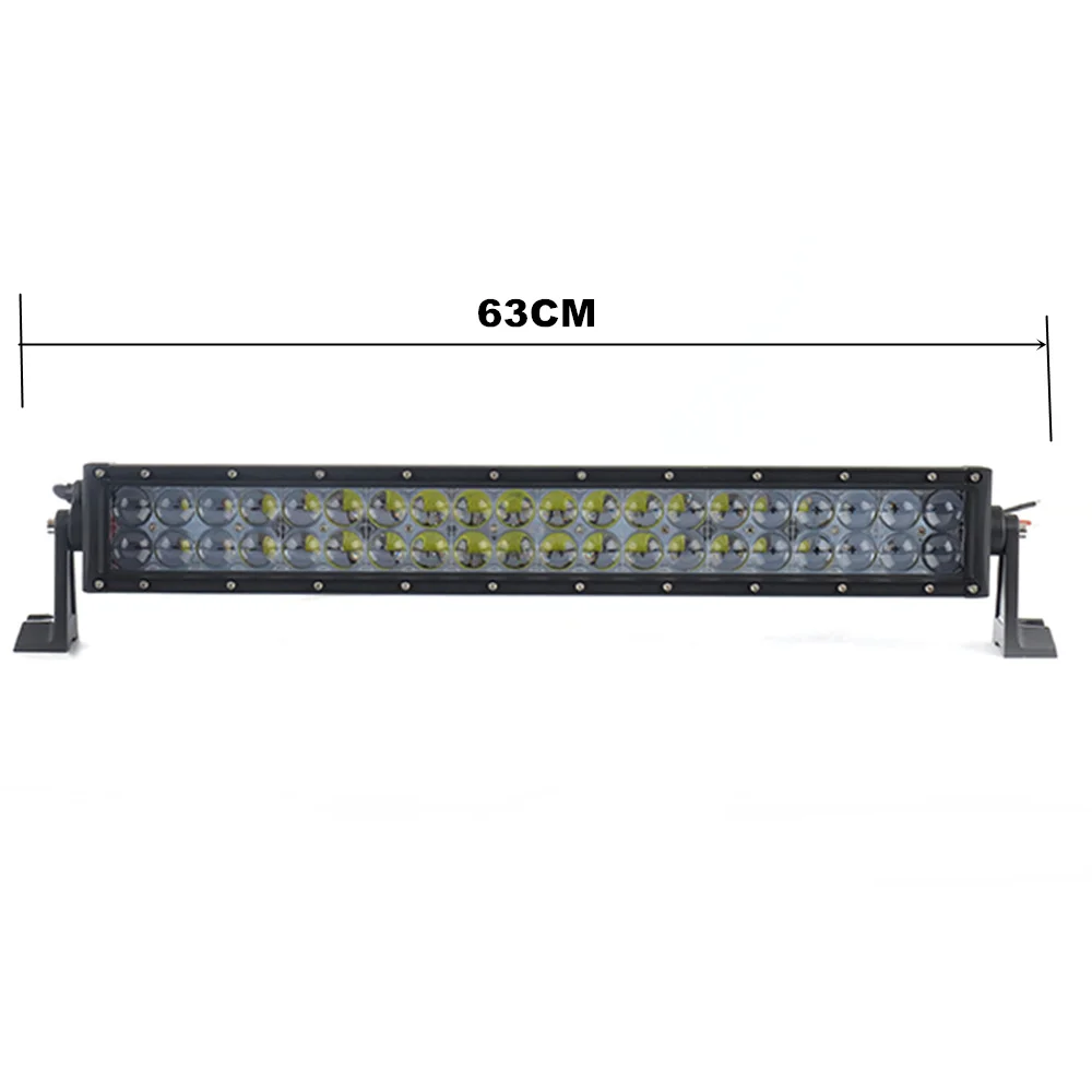 Car 120w 4d Led Light Bar 22 Inch Amber Yellow White Remote Control Flashing Barra Led Work