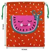 Party Favors Bags 10 Pack 5 Designs, Cartoon Gift Candy Drawstring Bags Pouch, Treat Goodie Bags for Kids Girls and Boy