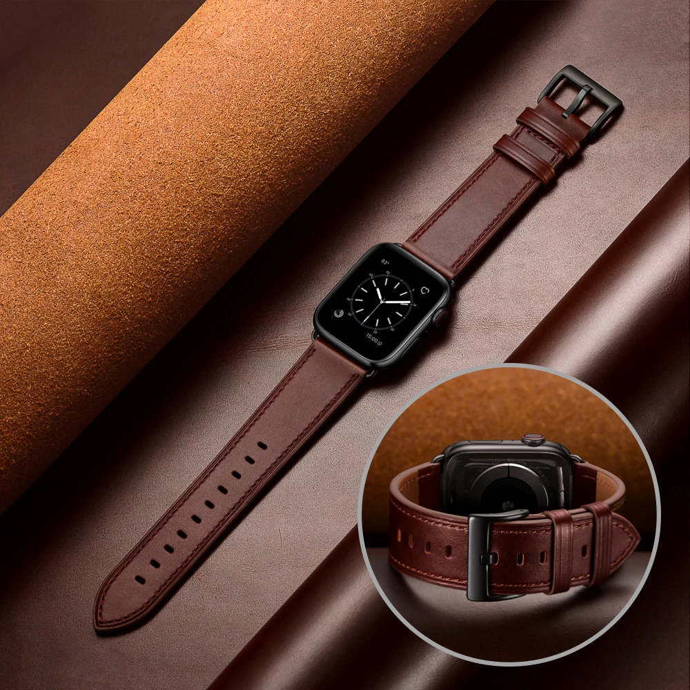 

For apple watch band Genuine leather loop, for apple watch band 40mm leather