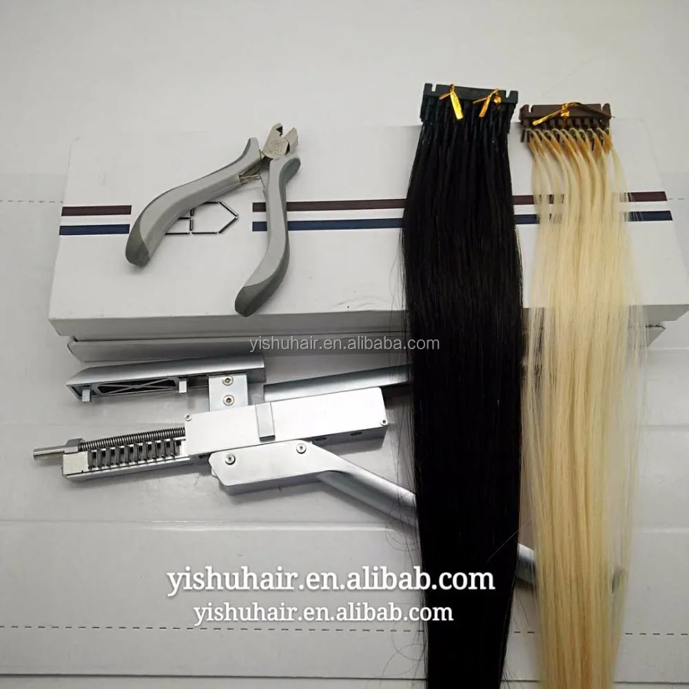 

World hot sale Factory directly wholesale baber tools Beauty special clip 6D wig connection gun, White