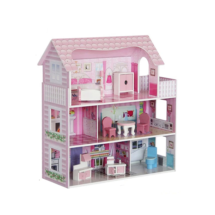 big pink dollhouse