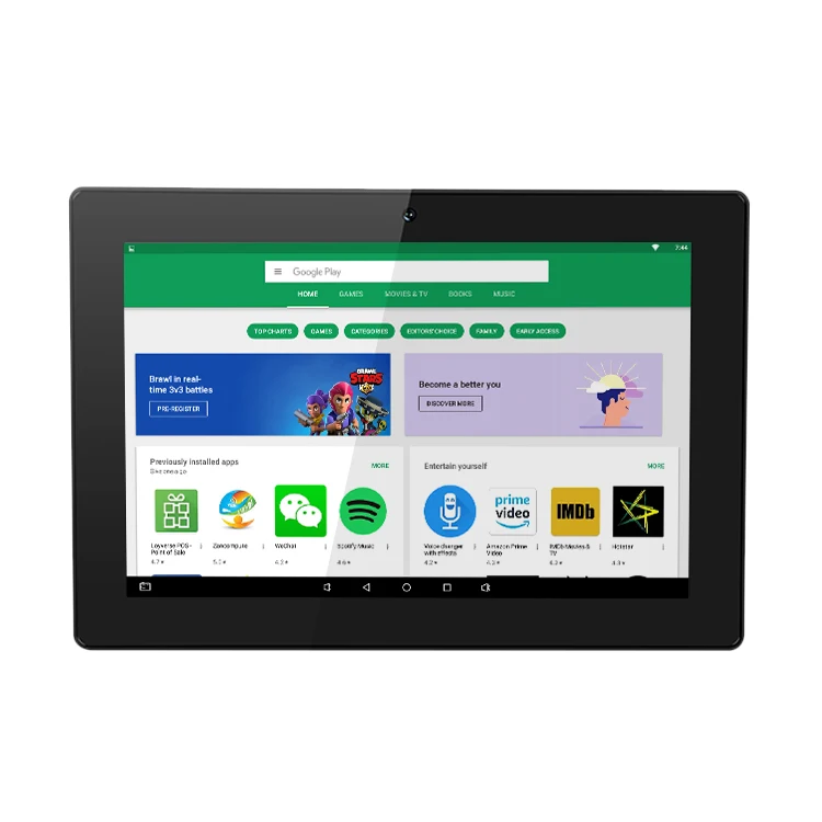 

Vesa mount tablet android 10",10 inch poe tablet with NFC, Black / white