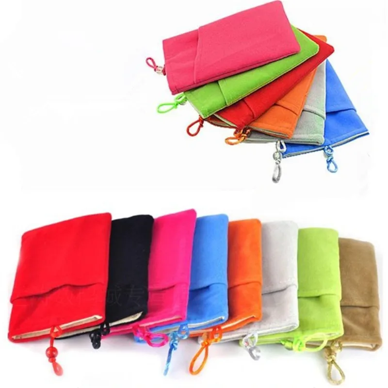 Promo Mobile phone storage bag power protection Mobile flannelette bag