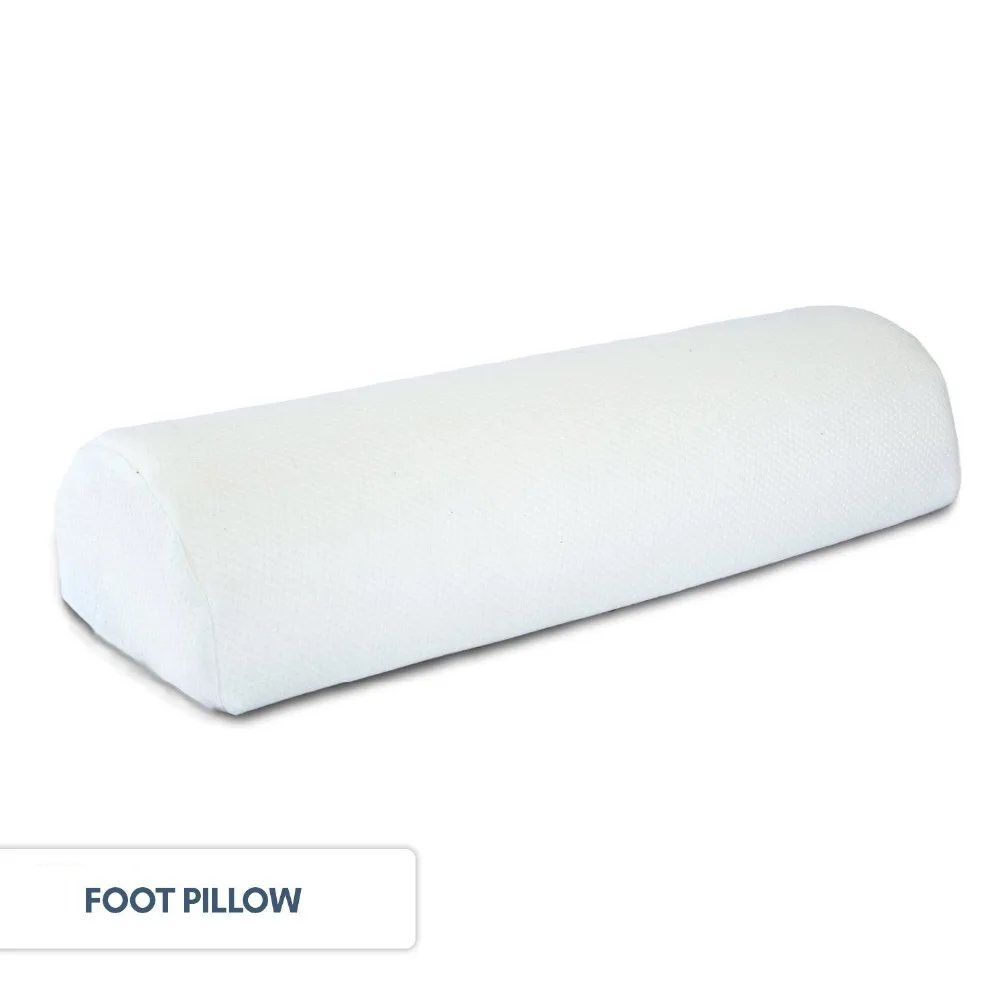 Memory Foam Pillow Half Moon Bolster Knee Pillow For Side