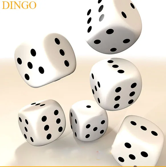 

Promotional Customized 10mm round corner acrylic dice