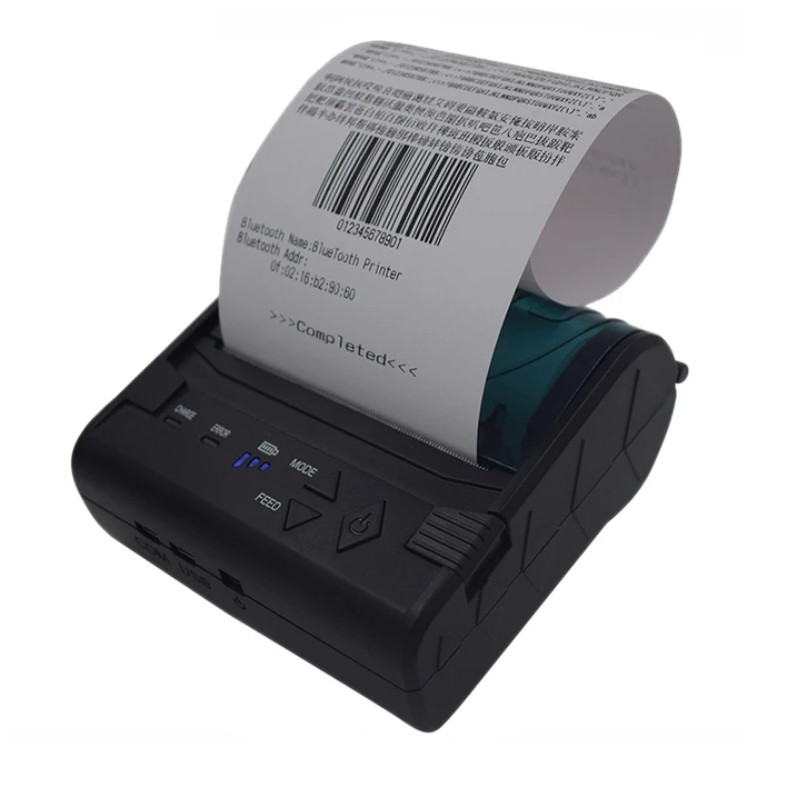 

80mm Mini Restaurant pos Portable Mobile android Bluetooth WiFi Thermal Receipt Printer, N/a