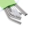 2019 Amazon top seller custom 304 stainless steel drinking straws, metal drinking straw set