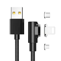 

1M 2M Fast Charging Magnetic Cable Micro USB Type C Charger for iPhone XS X XR 8 7 for Samsung S10 9 Magnet Android Phone Cable