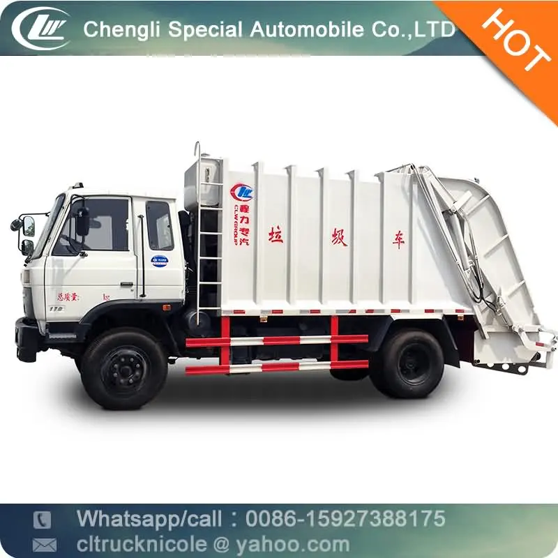 Dongfeng 10 Tons Garbage Truck Weight,Garbage Truck Dimensions,Garbage